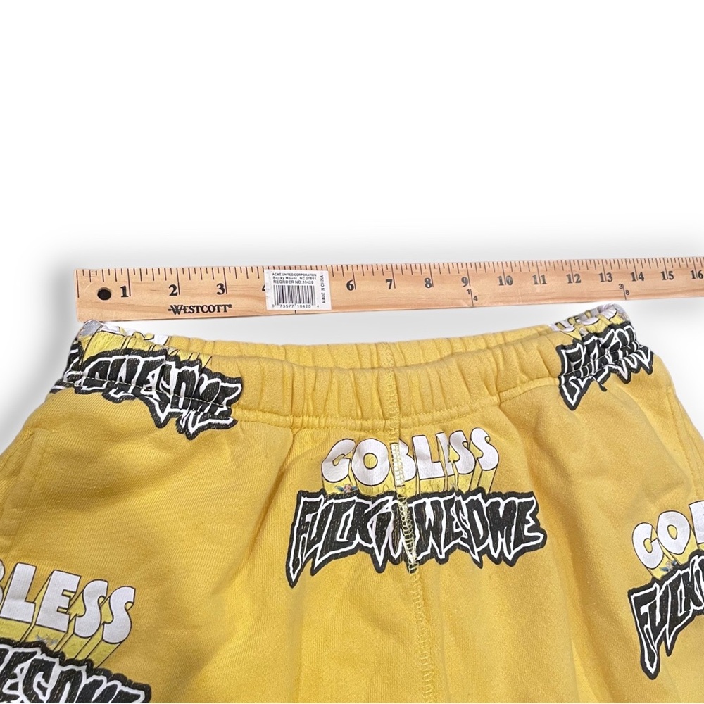 Fucking Awesome monogram sweatpants Small “ God Bless FA “